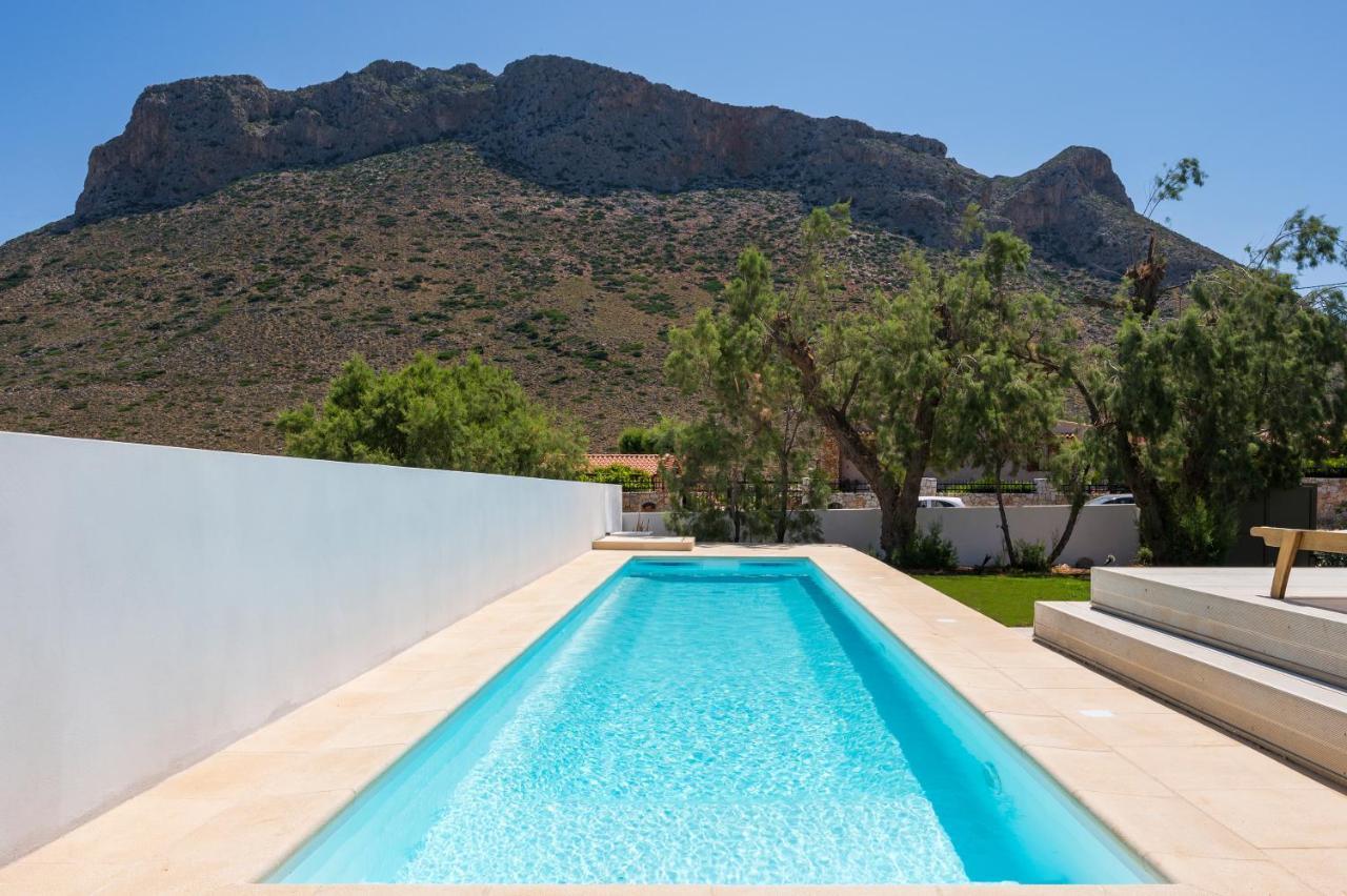 Sea View White Villa Stavros  Bagian luar foto