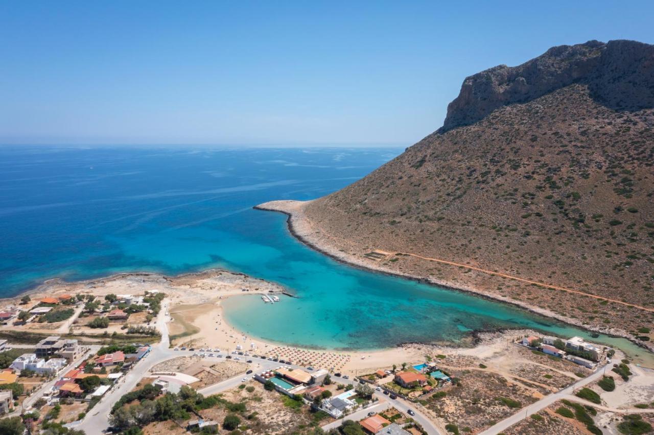 Sea View White Villa Stavros  Bagian luar foto
