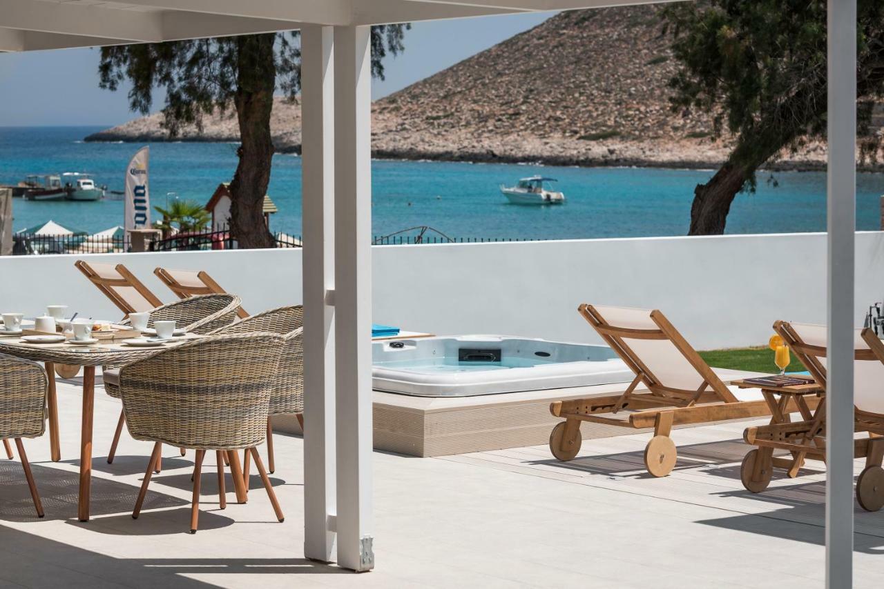 Sea View White Villa Stavros  Bagian luar foto